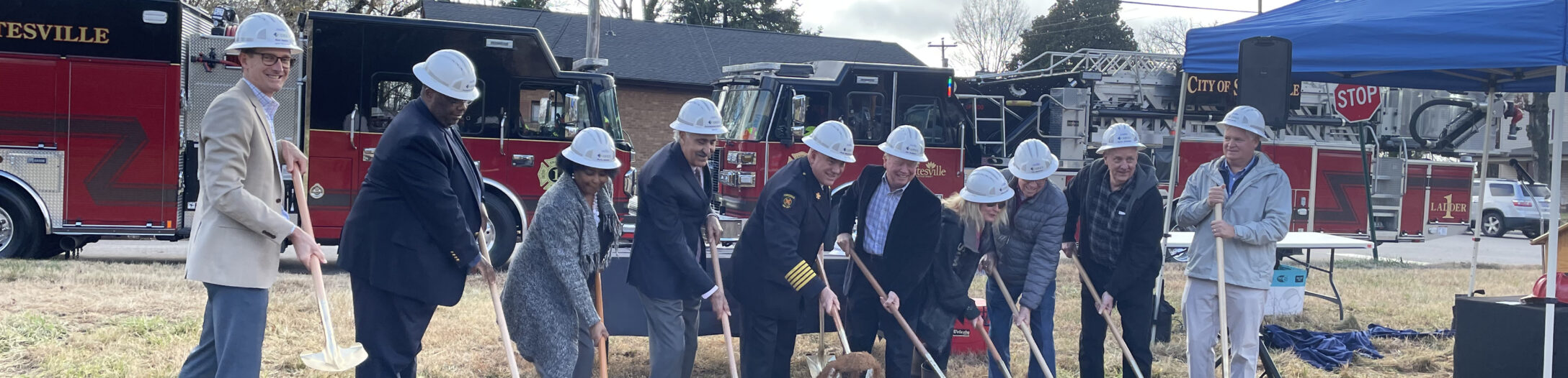 City of Statesville breaks ground on the new Fire Station