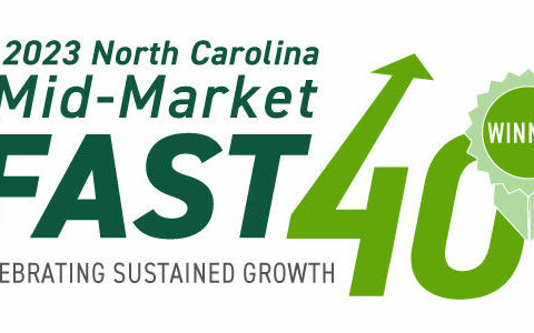 2023 North Carolina Mid-Market Fast 40 Logo